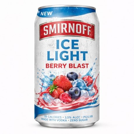 Smirnoff ice light berry blast